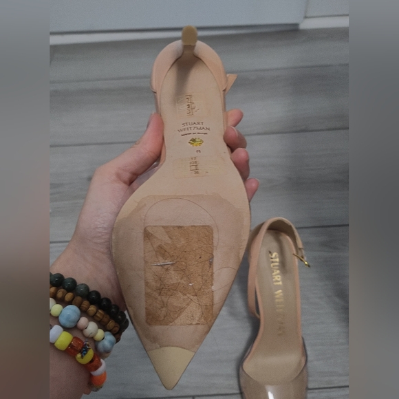 Stuart Weitzman Nude Heels - Picture 2 of 5